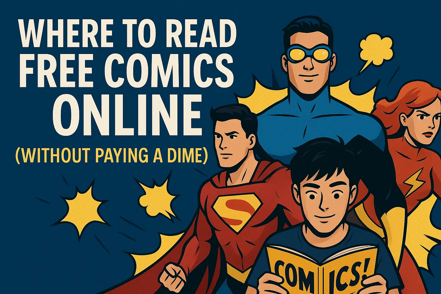 Where to Read Free Comics Online (Without Paying a Dime!) blog image